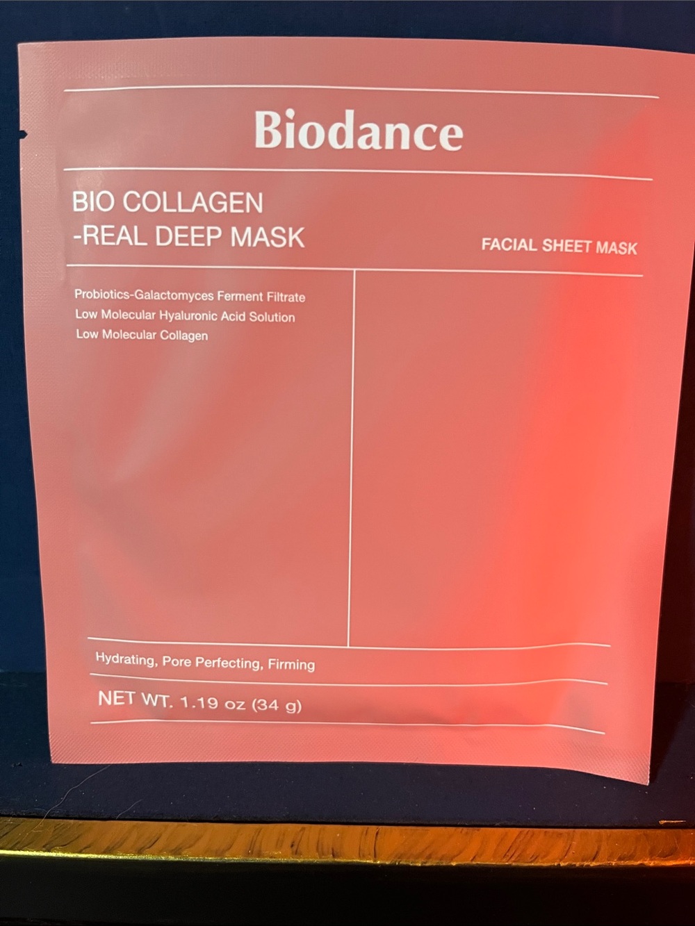 Biodance Bio Collagen Deep Hydrating Mask — Pink Facial Sheet Mask
